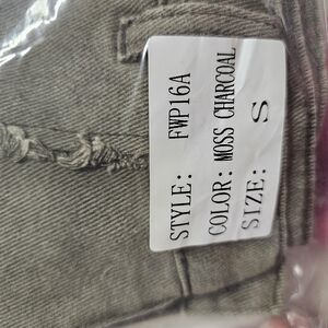 Moss Charcoal Pants - Size S